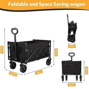Foldable Black Wagon